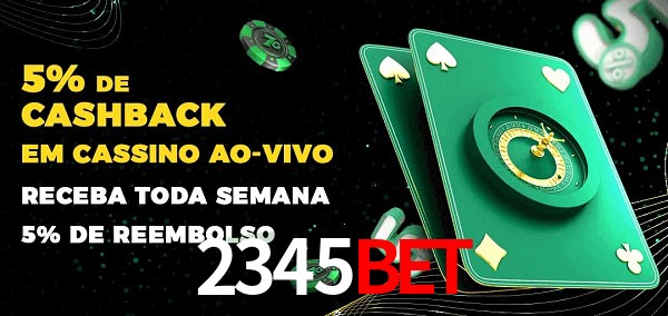 Promoções do cassino ao Vivo 2345Bet